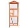 Vogelkäfig aus massivem Tannenholz, 68 x 62 x 166 cm von vidaXL, Käfige und Lebensräume für Kleintiere - Ref: Foro24-171457, ...