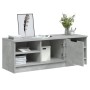 Mueble de TV madera contrachapada gris hormigón 102x35,5x36,5cm en Muebles TV | Comprar online en Foro24