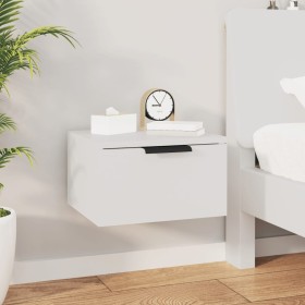 Mesita de noche de pared blanco 34x30x20 cm Mesita de noche de pared blanco 34x30x20 cm