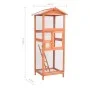 Solid fir wood bird cage 68x62x166 cm by vidaXL, Cages and habitats for small animals - Ref: Foro24-171457, Price: 147,03 €, ...