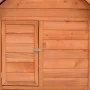 Solid red spruce wood chicken coop 152x96x110 cm by vidaXL, Cages and habitats for small animals - Ref: Foro24-171459, Price:...
