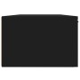 Armario de pared madera de ingeniería negro 68x30x20 cm