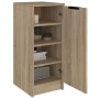 Mueble zapatero madera contrachapada roble sonoma 30x35x70 cm
