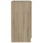Mueble zapatero madera contrachapada roble sonoma 30x35x70 cm