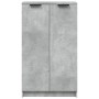 Mueble zapatero madera contrachapada gris hormigón 59x35x100,5