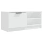 Mueble para TV madera contrachapada blanco 80x35x36,5 cm en Muebles TV | Comprar online en Foro24