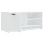 Mueble para TV madera contrachapada blanco 80x35x36,5 cm en Muebles TV | Comprar online en Foro24
