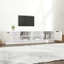 Mueble para TV 2 pzas madera contrachapada blanco 80x35x36,5 cm en Muebles TV | Comprar online en Foro24