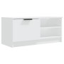 Mueble para TV 2 pzas madera contrachapada blanco 80x35x36,5 cm en Muebles TV | Comprar online en Foro24