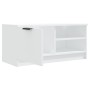 Mueble para TV 2 pzas madera contrachapada blanco 80x35x36,5 cm en Muebles TV | Comprar online en Foro24