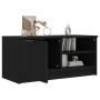 Mueble para TV madera contrachapada negro 80x35x36,5 cm en Muebles TV | Comprar online en Foro24