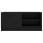 Mueble para TV madera contrachapada negro 80x35x36,5 cm en Muebles TV | Comprar online en Foro24