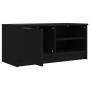 Mueble para TV 2 pzas madera contrachapada negro 80x35x36,5 cm en Muebles TV | Comprar online en Foro24