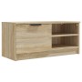 Mueble de TV madera contrachapada roble Sonoma 80x35x36,5 cm en Muebles TV | Comprar online en Foro24