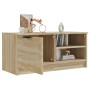 Mueble de TV madera contrachapada roble Sonoma 80x35x36,5 cm en Muebles TV | Comprar online en Foro24