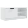 Mueble TV 2 pzs madera contrachapada blanco brillo 80x35x36,5cm en Muebles TV | Comprar online en Foro24