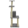 Katzenkratzbaum mit hellgrauen Sisalstämmen 105 cm von vidaXL, Katzenmöbel - Ref: Foro24-171467, Preis: 53,11 €, Rabatt: %