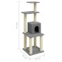 Katzenkratzbaum mit hellgrauen Sisalstämmen 105 cm von vidaXL, Katzenmöbel - Ref: Foro24-171467, Preis: 53,11 €, Rabatt: %