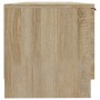 Mueble de TV madera contrachapada roble Sonoma 102x35x36,5 cm