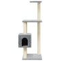 Katzenkratzbaum mit hellgrauen Sisalpfosten 104 cm von vidaXL, Katzenmöbel - Ref: Foro24-171470, Preis: 47,65 €, Rabatt: %