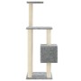 Katzenkratzbaum mit hellgrauen Sisalpfosten 104 cm von vidaXL, Katzenmöbel - Ref: Foro24-171470, Preis: 47,65 €, Rabatt: %