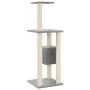 Katzenkratzbaum mit hellgrauen Sisalpfosten 104 cm von vidaXL, Katzenmöbel - Ref: Foro24-171470, Preis: 44,01 €, Rabatt: %