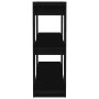 Estantería/divisor de espacios negro 100x30x87 cm
