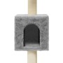 Rascador para gatos con postes de sisal gris claro 104 cm de vidaXL, Mobiliario para gatos - Ref: Foro24-171470, Precio: 47,7...