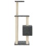 Katzenkratzbaum mit dunkelgrauen Sisalstämmen, 104 cm von vidaXL, Katzenmöbel - Ref: Foro24-171471, Preis: 42,62 €, Rabatt: %