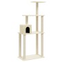 Cat scratching post with cream sisal posts 147 cm by vidaXL, Cat furniture - Ref: Foro24-171476, Price: 51,65 €, Discount: %