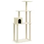 Cat scratching post with cream sisal posts 147 cm by vidaXL, Cat furniture - Ref: Foro24-171476, Price: 51,04 €, Discount: %