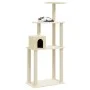 Cat scratching post with cream sisal posts 147 cm by vidaXL, Cat furniture - Ref: Foro24-171476, Price: 51,04 €, Discount: %
