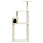 Cat scratching post with cream sisal posts 147 cm by vidaXL, Cat furniture - Ref: Foro24-171476, Price: 51,04 €, Discount: %