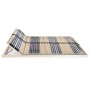 Somier de láminas con 42 listones de 7 regiones 140x200 cm de vidaXL, Camas y somieres - Ref: Foro24-246472, Precio: 173,25 €...