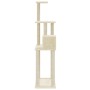 Katzenkratzbaum mit cremefarbenen Sisalstämmen, 147 cm von vidaXL, Katzenmöbel - Ref: Foro24-171476, Preis: 51,65 €, Rabatt: %