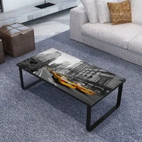 Coffee table with rectangular glass top by vidaXL, Coffee table - Ref: Foro24-240967, Price: 67,59 €, Discount: %