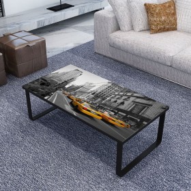 Couchtisch mit rechteckiger Glasplatte von vidaXL, Couchtisch - Ref: Foro24-240967, Preis: 68,82 €, Rabatt: %