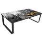 Coffee table with rectangular glass top by vidaXL, Coffee table - Ref: Foro24-240967, Price: 67,59 €, Discount: %