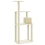 Cat scratching post with cream sisal posts 147 cm by vidaXL, Cat furniture - Ref: Foro24-171476, Price: 51,04 €, Discount: %