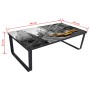 Coffee table with rectangular glass top by vidaXL, Coffee table - Ref: Foro24-240967, Price: 68,70 €, Discount: %