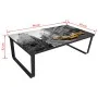 Coffee table with rectangular glass top by vidaXL, Coffee table - Ref: Foro24-240967, Price: 67,59 €, Discount: %