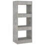 Estantería/divisor madera ingeniería gris hormigón 40x30x103 cm en Librerías y estanterías | Comprar online en Foro24