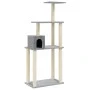 Cat scratching post with light gray sisal posts 147 cm by vidaXL, Cat furniture - Ref: Foro24-171477, Price: 42,57 €, Discoun...
