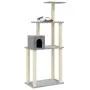Cat scratching post with light gray sisal posts 147 cm by vidaXL, Cat furniture - Ref: Foro24-171477, Price: 42,57 €, Discoun...