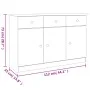 ALTA sideboard solid pine wood 112x35x73 cm by vidaXL, Sideboards - Ref: Foro24-353937, Price: 160,20 €, Discount: %
