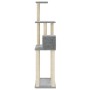 Cat scratching post with light gray sisal posts 147 cm by vidaXL, Cat furniture - Ref: Foro24-171477, Price: 38,50 €, Discoun...