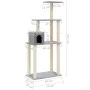Cat scratching post with light gray sisal posts 147 cm by vidaXL, Cat furniture - Ref: Foro24-171477, Price: 42,57 €, Discoun...