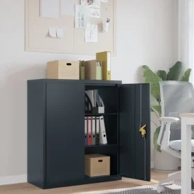 Anthracite gray steel filing cabinet 90x40x105 cm by vidaXL, Filing cabinets - Ref: Foro24-339739, Price: 207,09 €, Discount: %