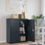 Anthrazitgrauer Aktenschrank aus Stahl, 90 x 40 x 105 cm von vidaXL, Aktenschränke - Ref: Foro24-339739, Preis: 206,45 €, Rab...