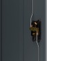 Anthracite gray steel filing cabinet 90x40x105 cm by vidaXL, Filing cabinets - Ref: Foro24-339739, Price: 206,34 €, Discount: %